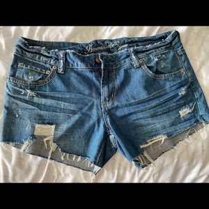AE Jean shorts- favorite boyfriend.